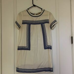 Short, cotton, white dress